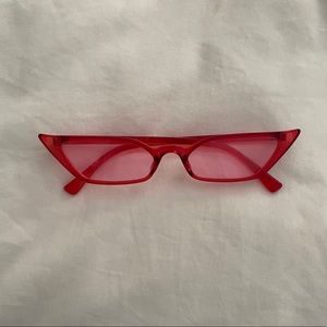 red sunglasses